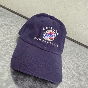OC Arizona Diamondbacks Hat Mens OSFM Navy Blue Good Miller Lite Beer Promo MLB